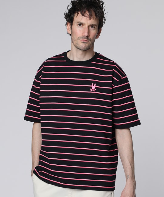 リラックスフィット ボーダーTシャツ