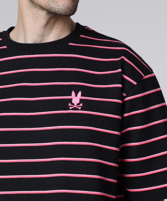 リラックスフィット ボーダーTシャツ