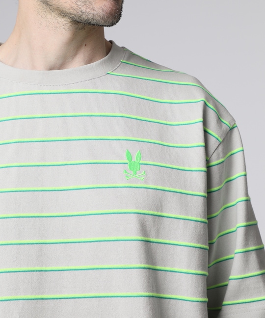 リラックスフィット ボーダーTシャツ