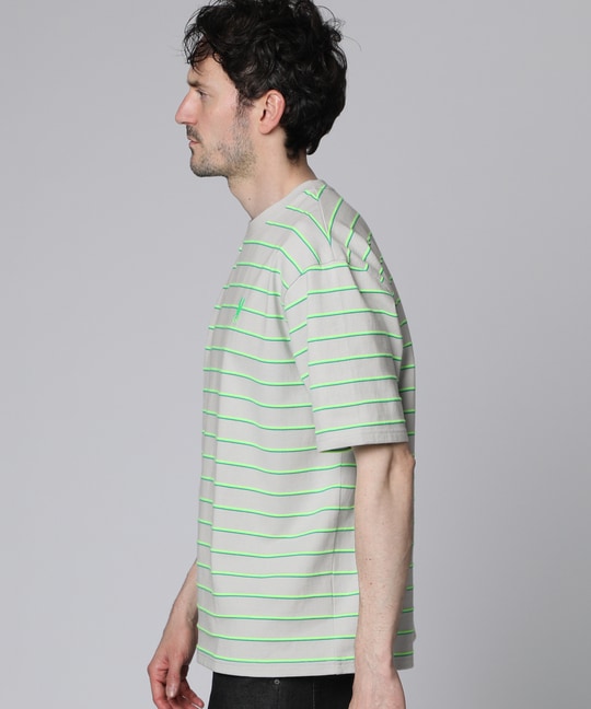 リラックスフィット ボーダーTシャツ