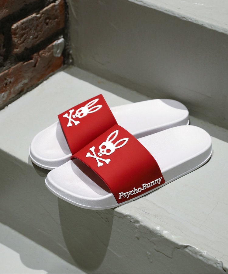 エンボスロゴ シャワーサンダル｜Psycho Bunny｜サイコバニー 公式