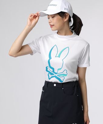 [GOLF][WOMEN]NEON BUNNY モックネック 　Tシャツ