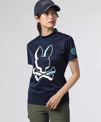 [GOLF][WOMEN]NEON BUNNY モックネック 　Tシャツ