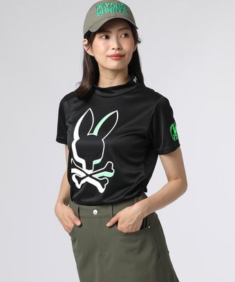 [GOLF][WOMEN]NEON BUNNY モックネック 　Tシャツ
