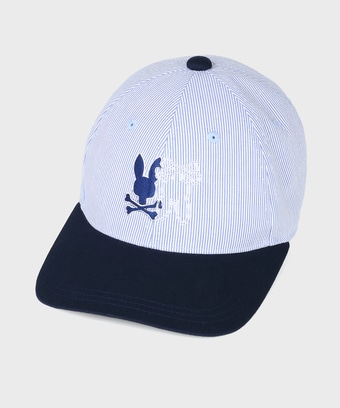 [GOLF]サッカーストライプ 2TONEシルエットロゴ 　キャップ