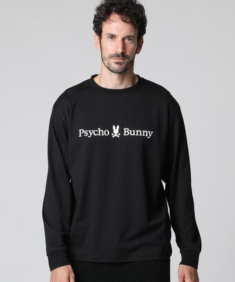 フロッキーロゴ 　ロングスリーブTシャツ[Luxury relax]