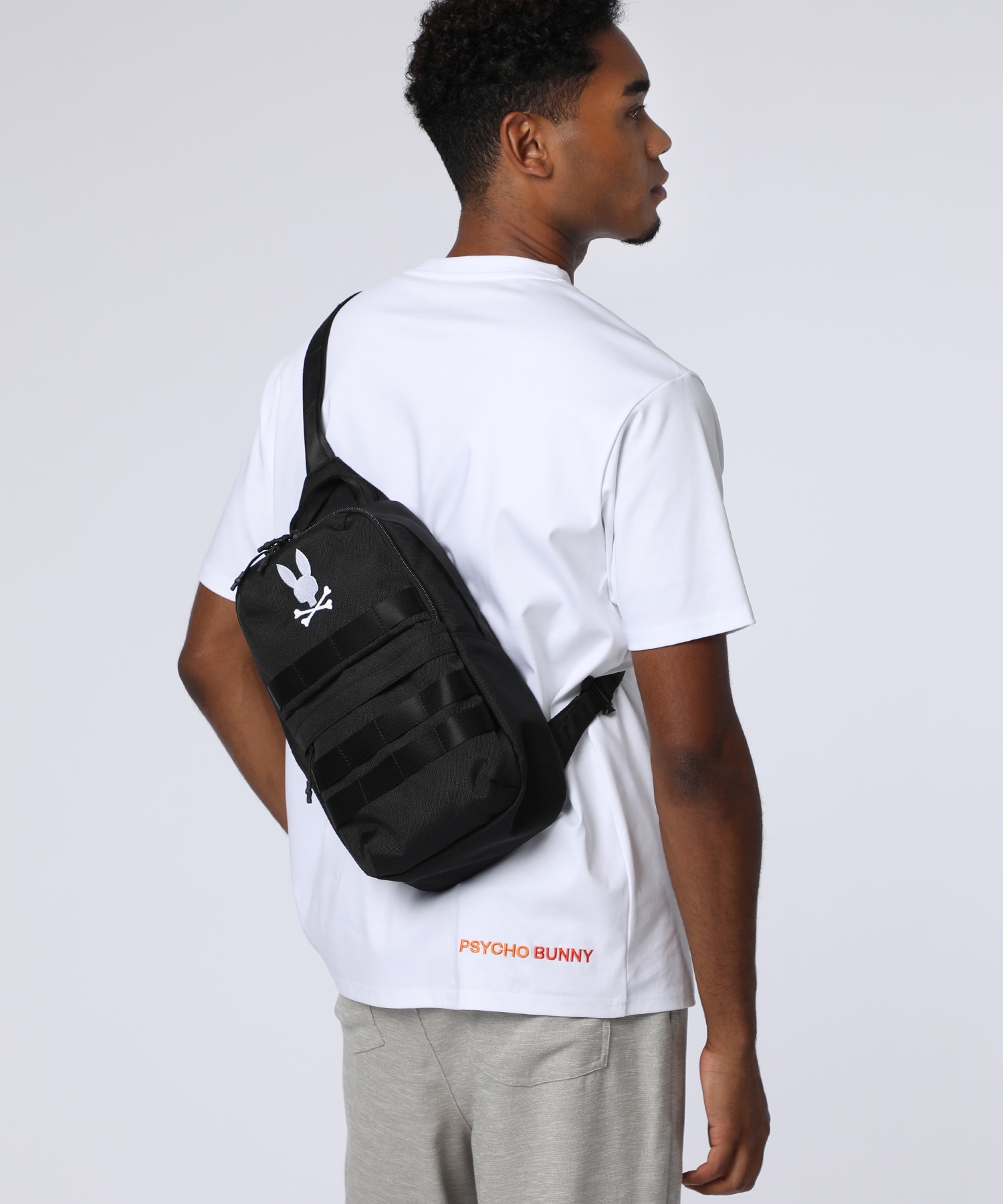 CORDURA fabricスリングバッグ｜Psycho Bunny｜サイコバニー
