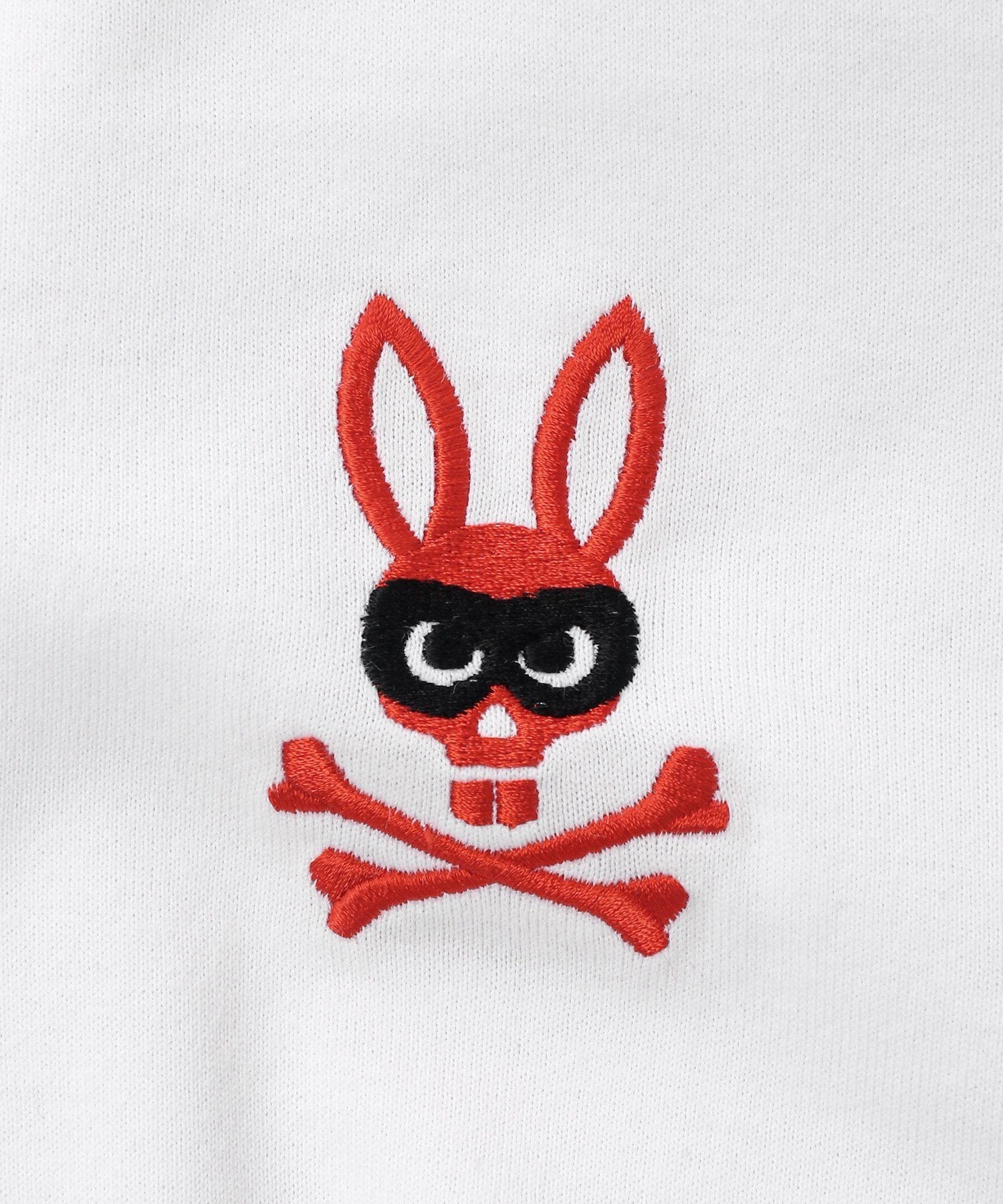 ジューシーハニー 20th miru T-shirt ロゴ部分 20th Anniversary】20th Mischief Bunny Tシャツ｜Psycho Bunny