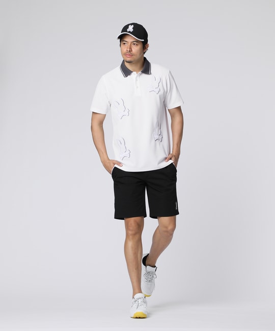 [GOLF]ビッグバニーロゴ エンブロイダリーポロシャツ
