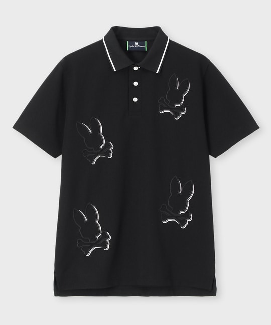 [GOLF]ビッグバニーロゴ エンブロイダリーポロシャツ