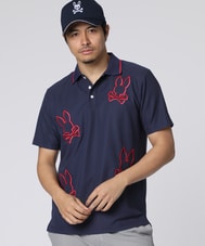 [GOLF]ビッグバニーロゴ エンブロイダリーポロシャツ