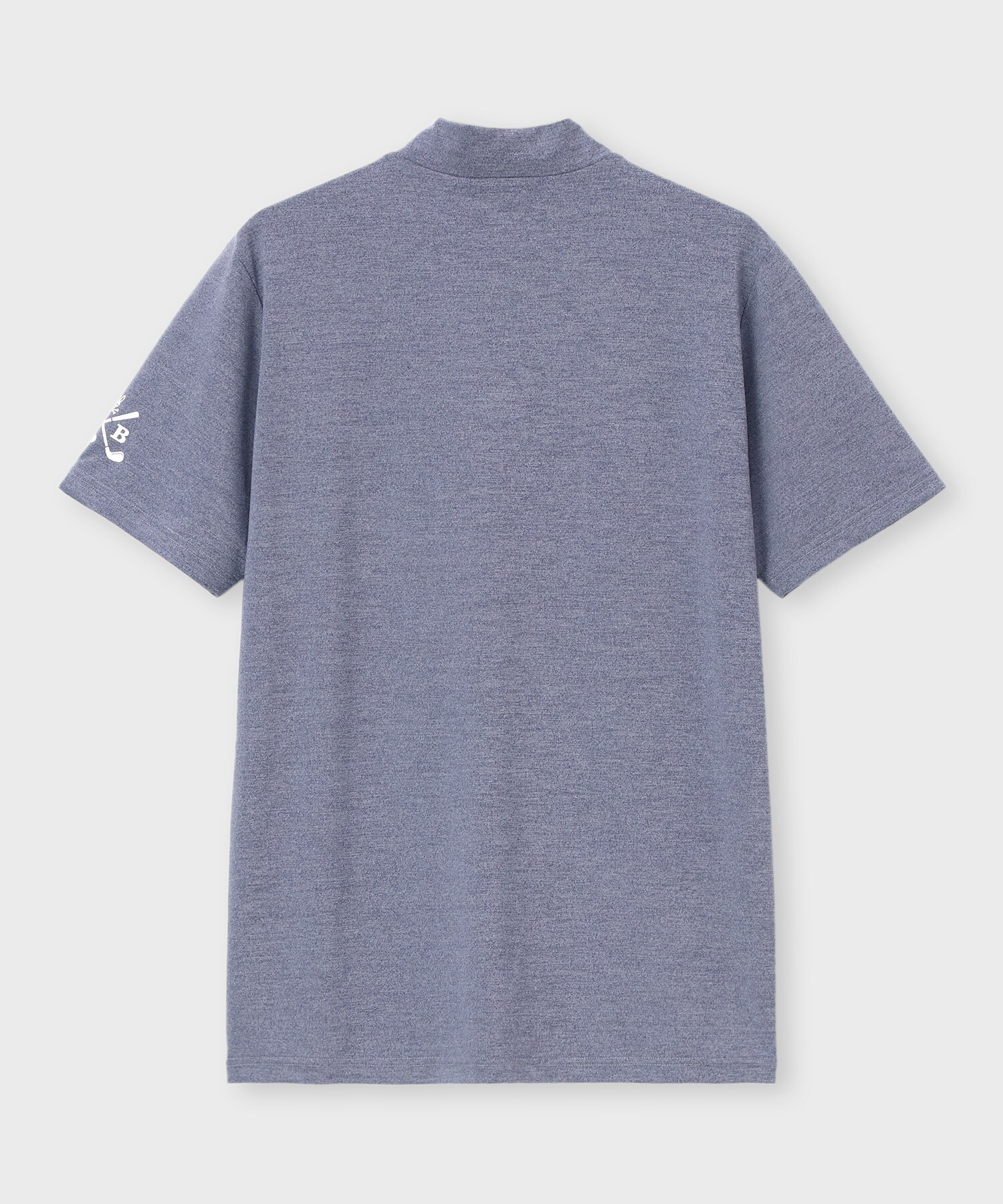 GOLF]フラッグバニーロゴ メランジモックネックTシャツ｜Psycho
