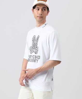 [GOLF]MAZEバニーリラックスフィット モックネック 　Tシャツ