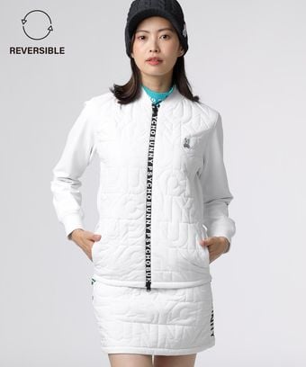 [GOLF][WOMEN]ストレッチタフタ 　リバーシブル ブルゾン