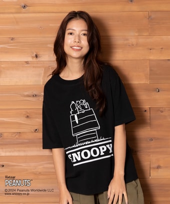 [WOMEN]PEANUTS×Psycho Bunny 　Tシャツ
