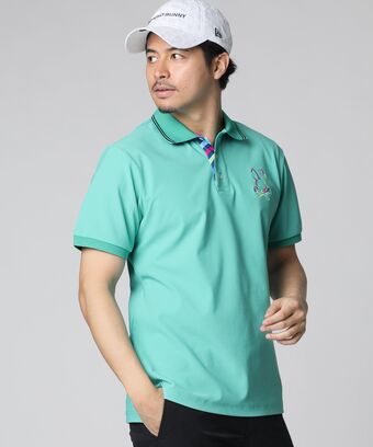 [GOLF]WAVE リサイクルストレッチメッシュ 　ポロシャツ