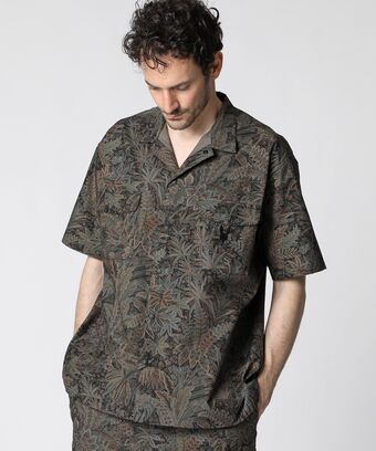 [LIBERTY] ボタニカルプリント 　リラックスシルエット シャツ