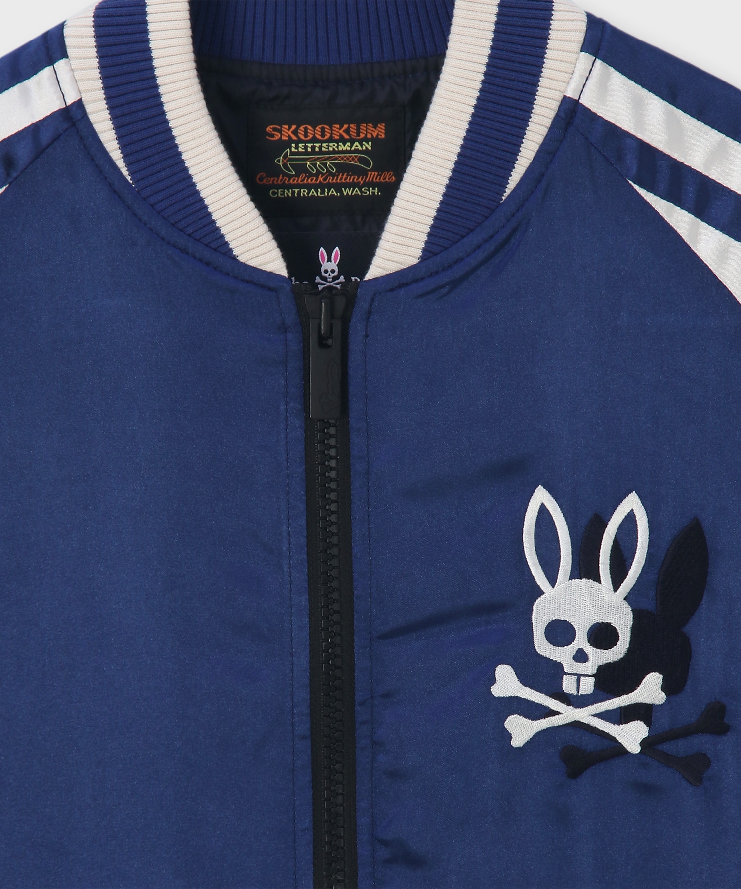 SKOOKUM × PsychoBunny バニーロゴ スカジャン｜Psycho Bunny