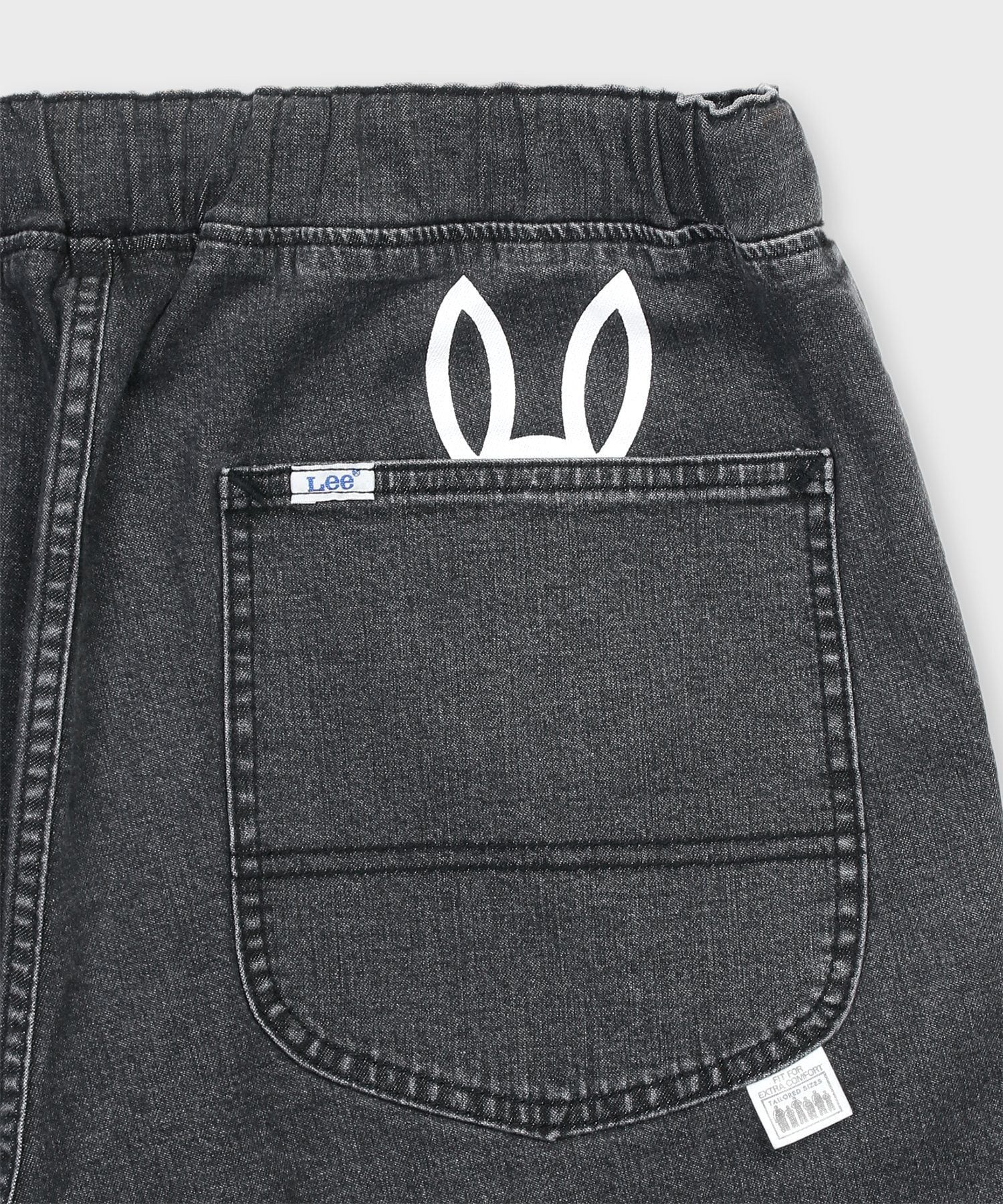 Lee × Psycho Bunny FLeeasy Narrow ブラックデニム｜Psycho