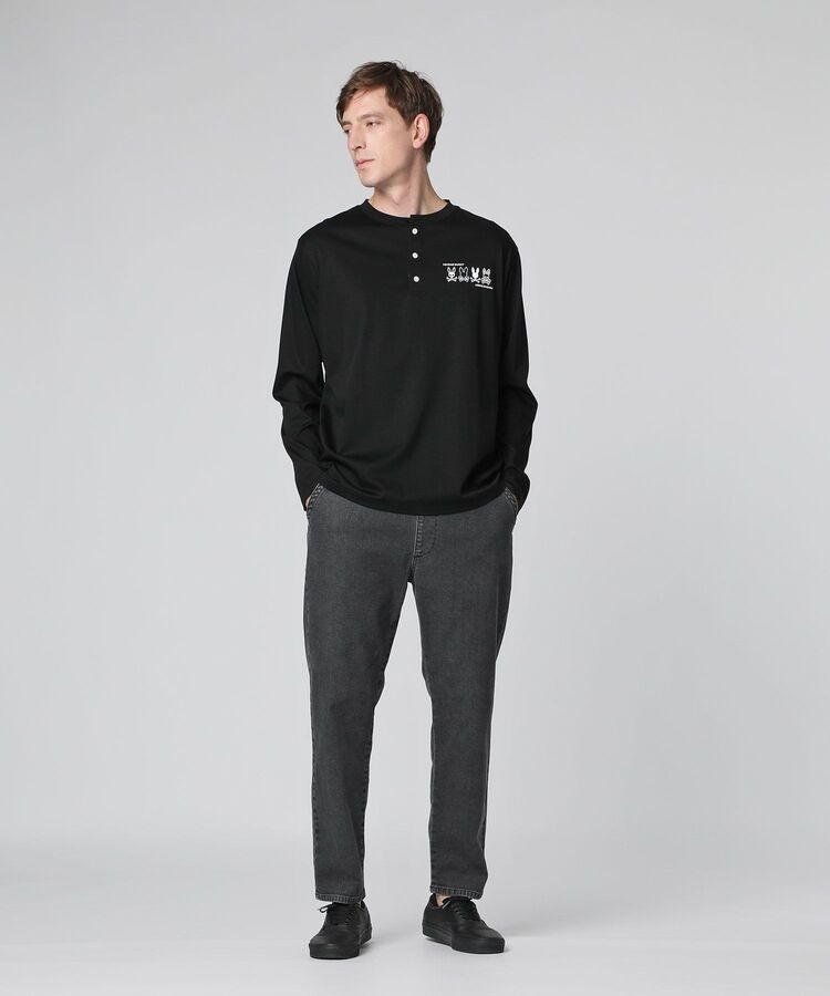 Lee × Psycho Bunny FLeeasy Narrow ブラックデニム｜Psycho
