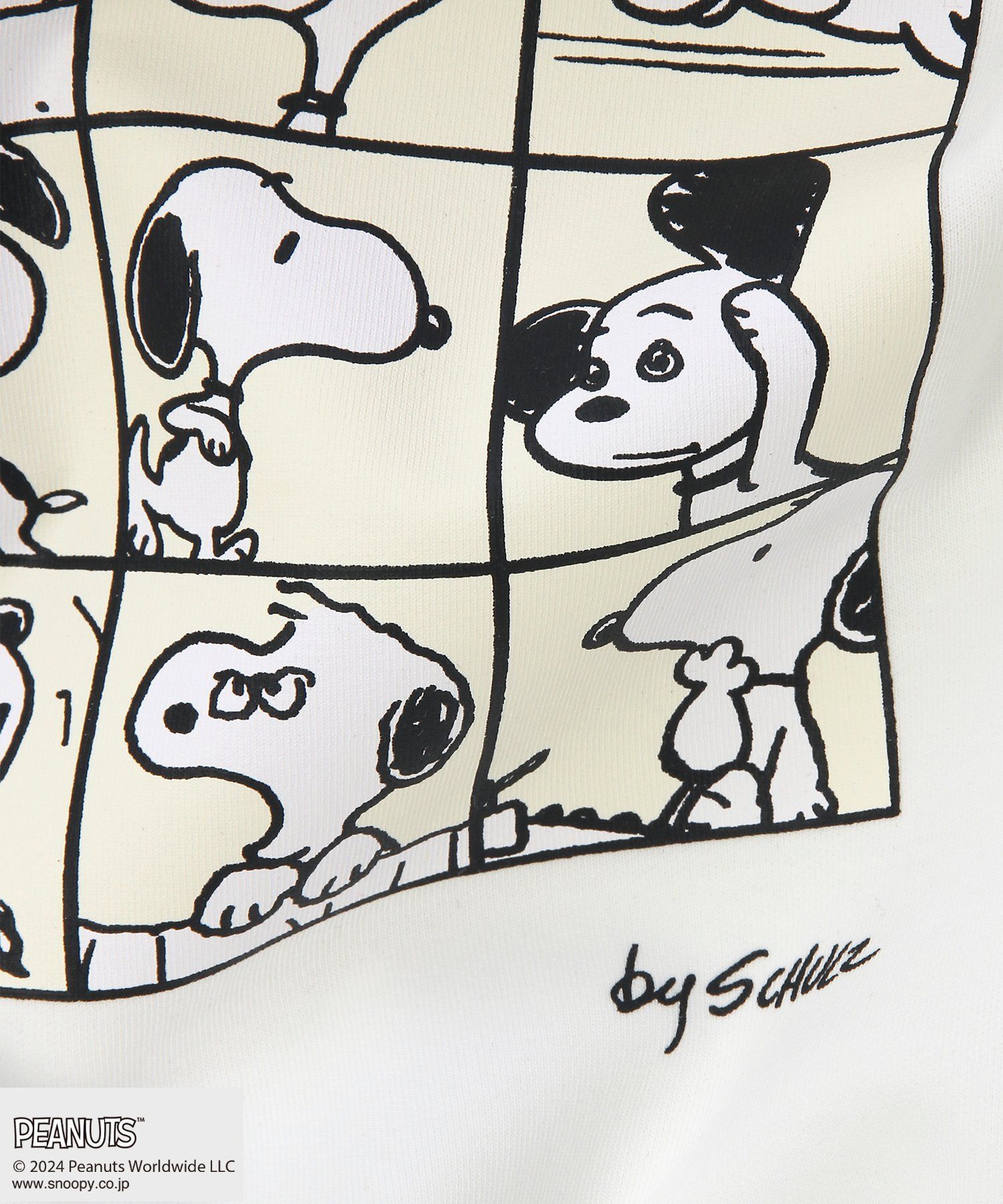 PEANUTS × Psycho Bunnyコラボ 75thデザイン ロングスリーブT
