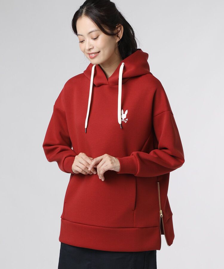 WOMEN]サイドファスナー オーバーサイズ フーディ｜Psycho Bunny