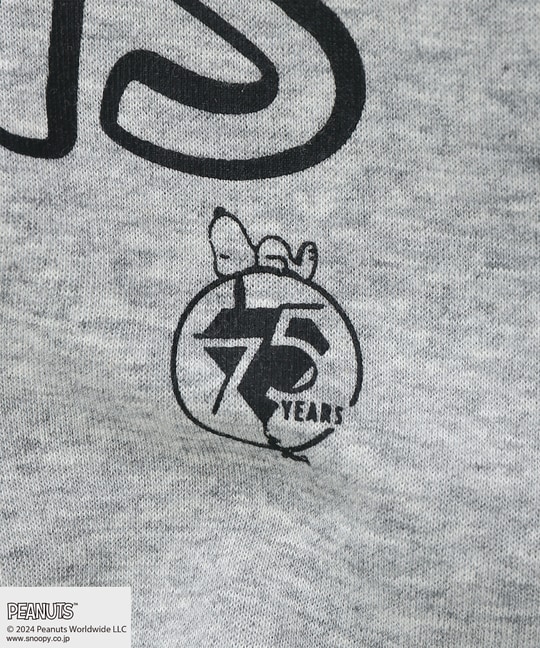 [WOMEN]PEANUTS × Psycho Bunnyコラボ 75thデザイン パーカ 