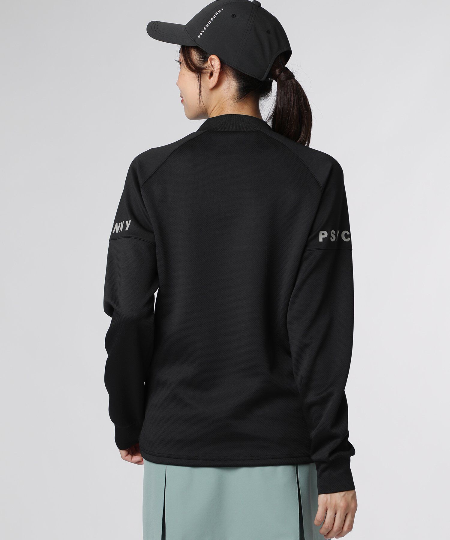 GOLF] [WOMEN]ポリエステル 長袖ラグランモックネック｜Psycho