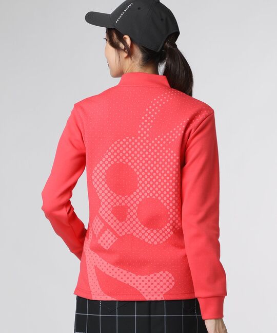 [GOLF][WOMEN]ハーフジップ 長袖モックネック