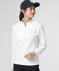 [GOLF][WOMEN]ハーフジップ 長袖モックネック