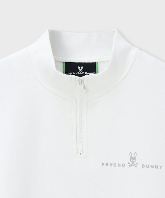 [GOLF][WOMEN]ハーフジップ 長袖モックネック