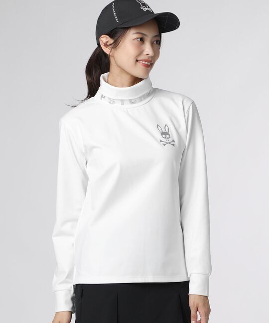 [GOLF][WOMEN]メタリックバニー タートルネック