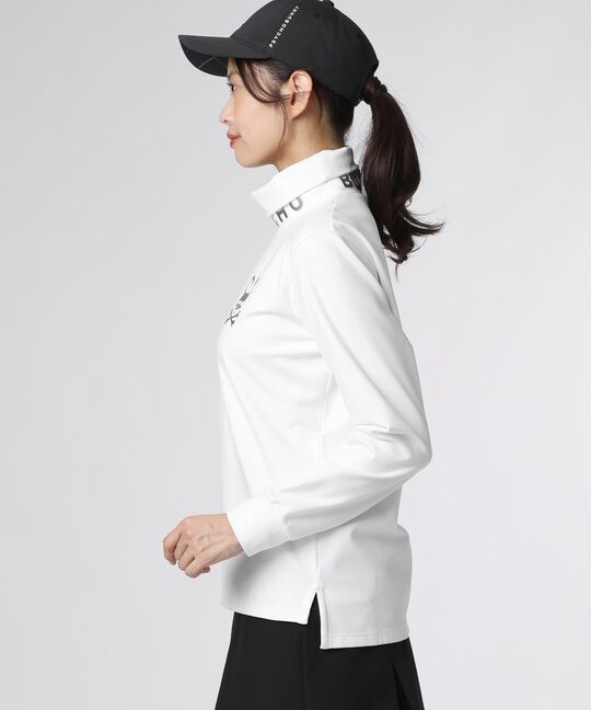 [GOLF][WOMEN]メタリックバニー タートルネック