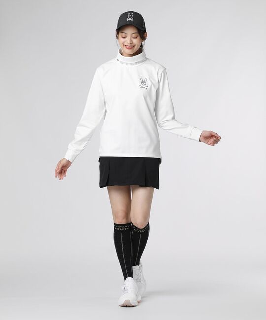 [GOLF][WOMEN]メタリックバニー タートルネック