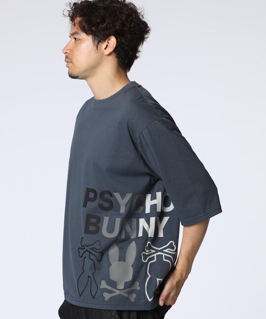 [EC限定]グラデーションサイドロゴ ビッグシルエットTシャツ