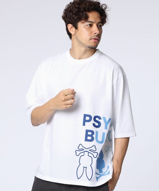 [EC限定]グラデーションサイドロゴ ビッグシルエットTシャツ