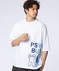 [EC限定]グラデーションサイドロゴ ビッグシルエットTシャツ