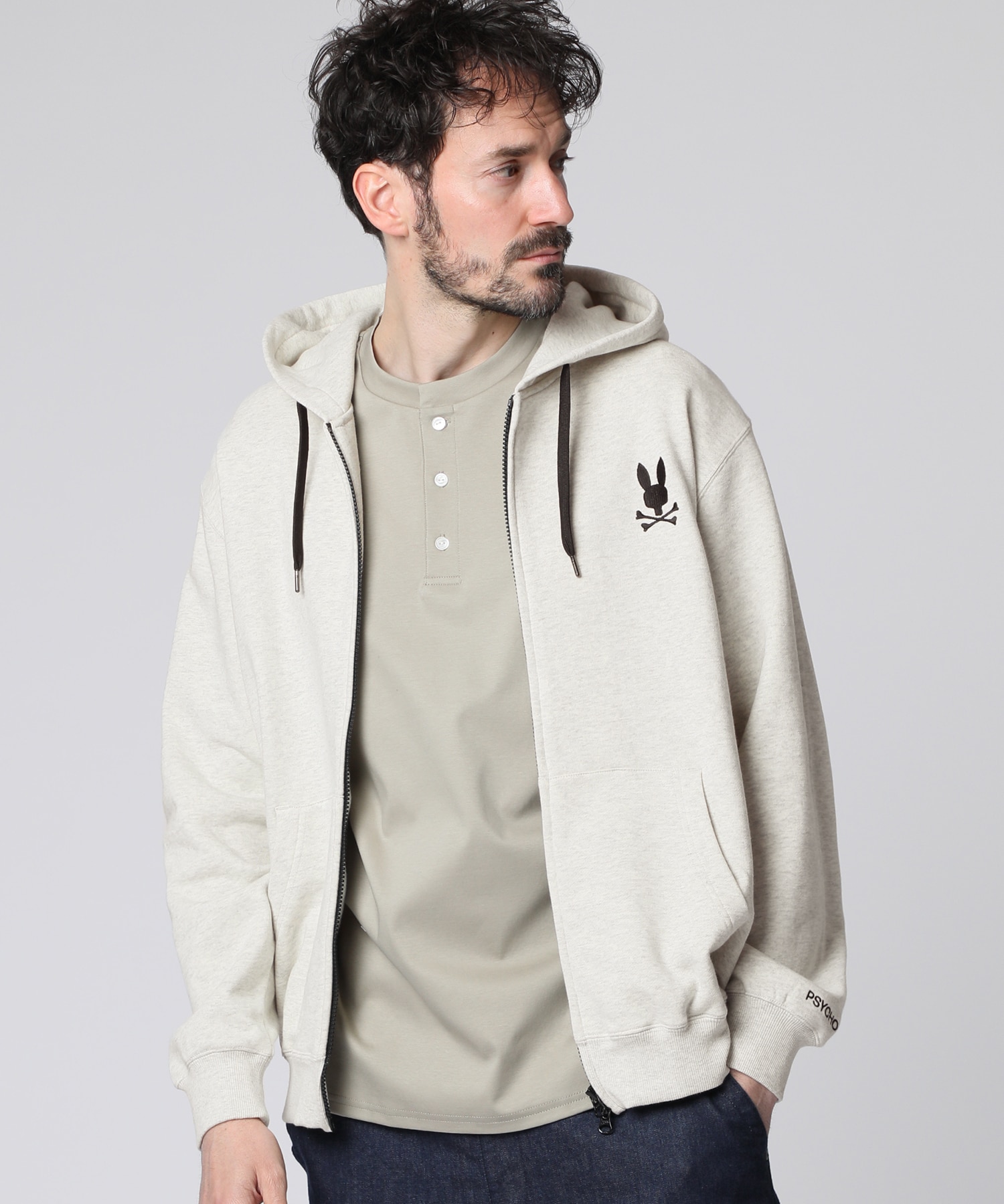 サイコバニー　ジプ￼パーカー　L ￼美品 カジュアルゴルフドットコムby PALM SPRINGSにPsycho Bunny