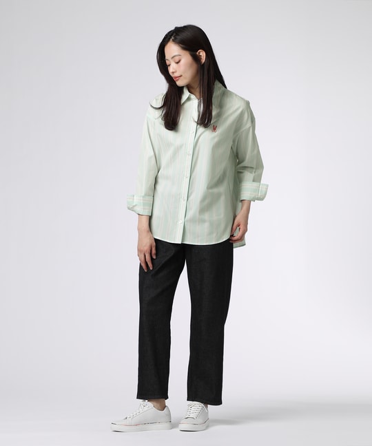 [WOMEN]ストライプ シャツ