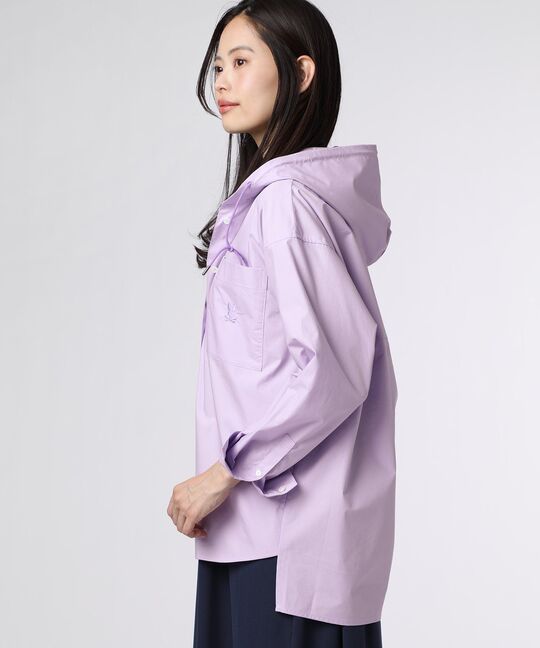 [WOMEN]フーディ シャツ