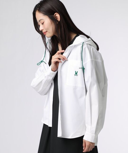 [WOMEN]フーディ シャツ