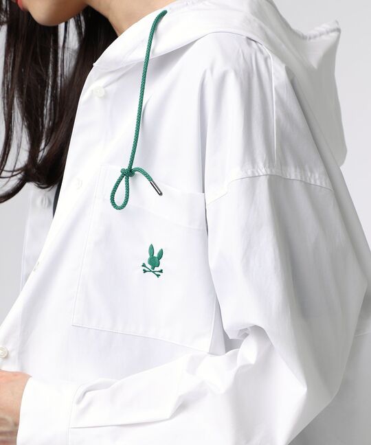 [WOMEN]フーディ シャツ