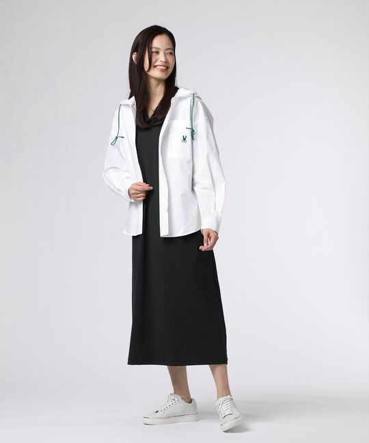 [WOMEN]フーディ シャツ