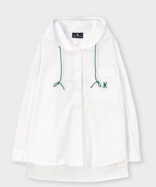 [WOMEN]フーディ シャツ
