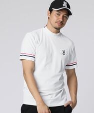 [GOLF]スリーブライン モックネックTシャツ