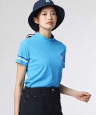 [GOLF][WOMEN]スリーブライン モックネックTシャツ