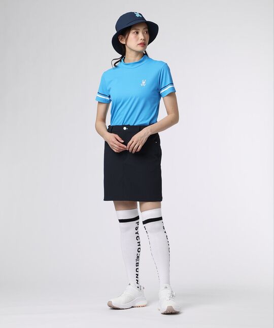 [GOLF][WOMEN]スリーブライン モックネックTシャツ