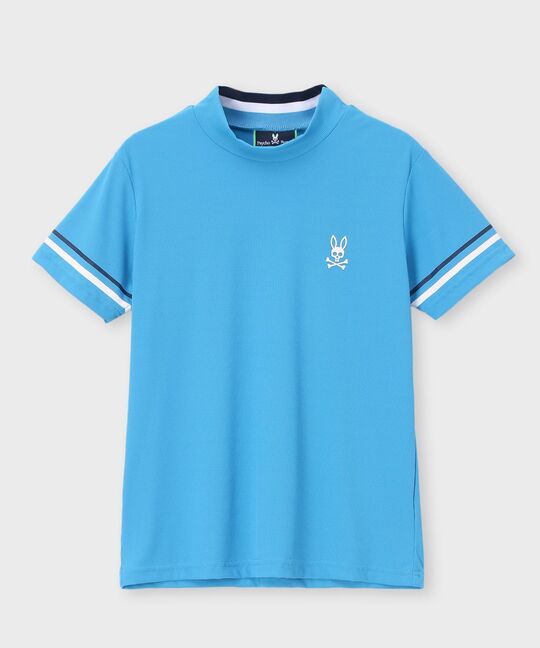 [GOLF][WOMEN]スリーブライン モックネックTシャツ
