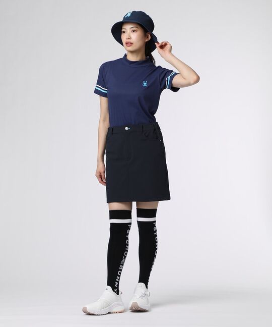 [GOLF][WOMEN]スリーブライン モックネックTシャツ
