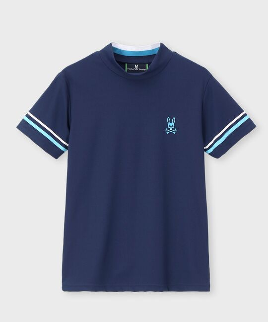 [GOLF][WOMEN]スリーブライン モックネックTシャツ